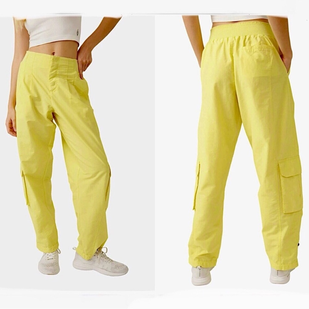 FP Movement by Free People Yellow Cargo Joggers